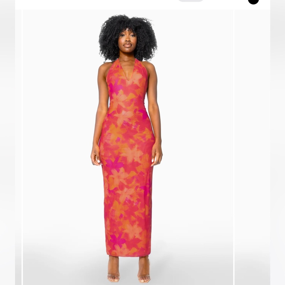 437 Kaia Dress Maxi Backless Mermaid